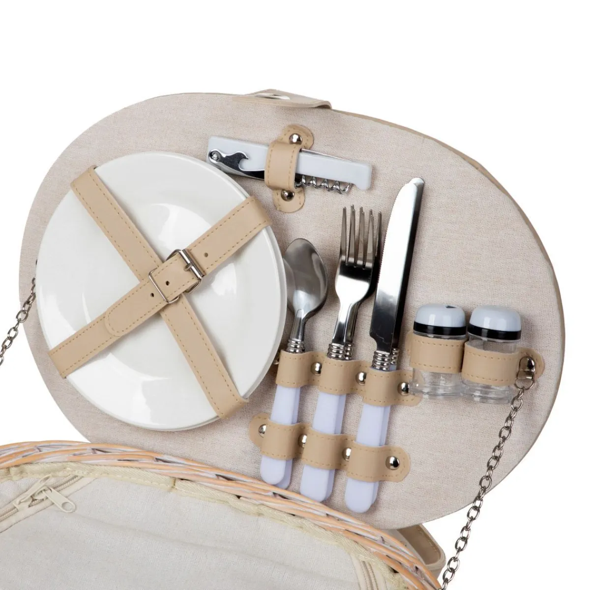Cheap Kosz Piknikowy Picnic Owalny Dla 2 Osob 38X26X18 Cm Kosze Piknikowe