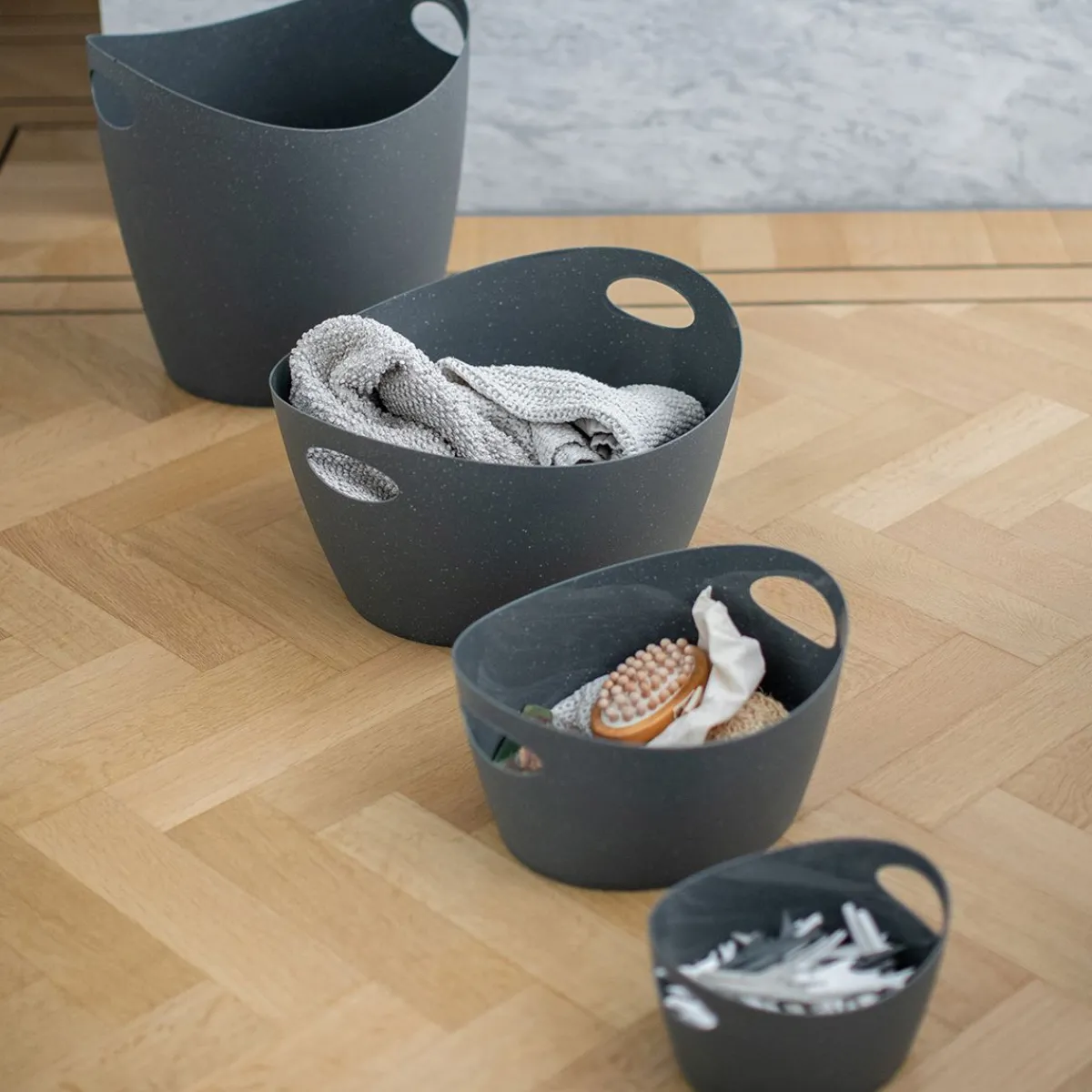 Discount Koszyk Bottichelli L Organizer 48,5X41X23,5 Cm Koszyki Do Łazienki