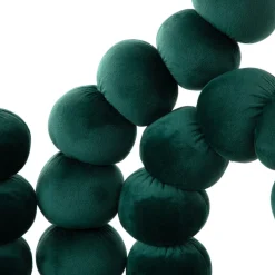 Shop Krzeslo Bubble Beam Welurowe Zielone Z Czarnymi Nogami 56,5X52X87 Cm Krzesła