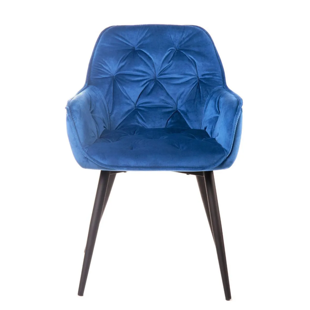 Cheap Krzeslo Flossi Welurowe Granatowe 57X63X84 Cm Krzesła