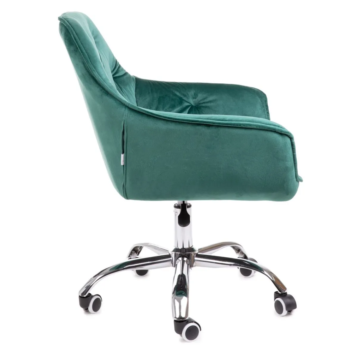 Fashion Krzeslo Flossi Welurowe Obrotowe Zielone 57X65X90 Cm Krzesła Obrotowe