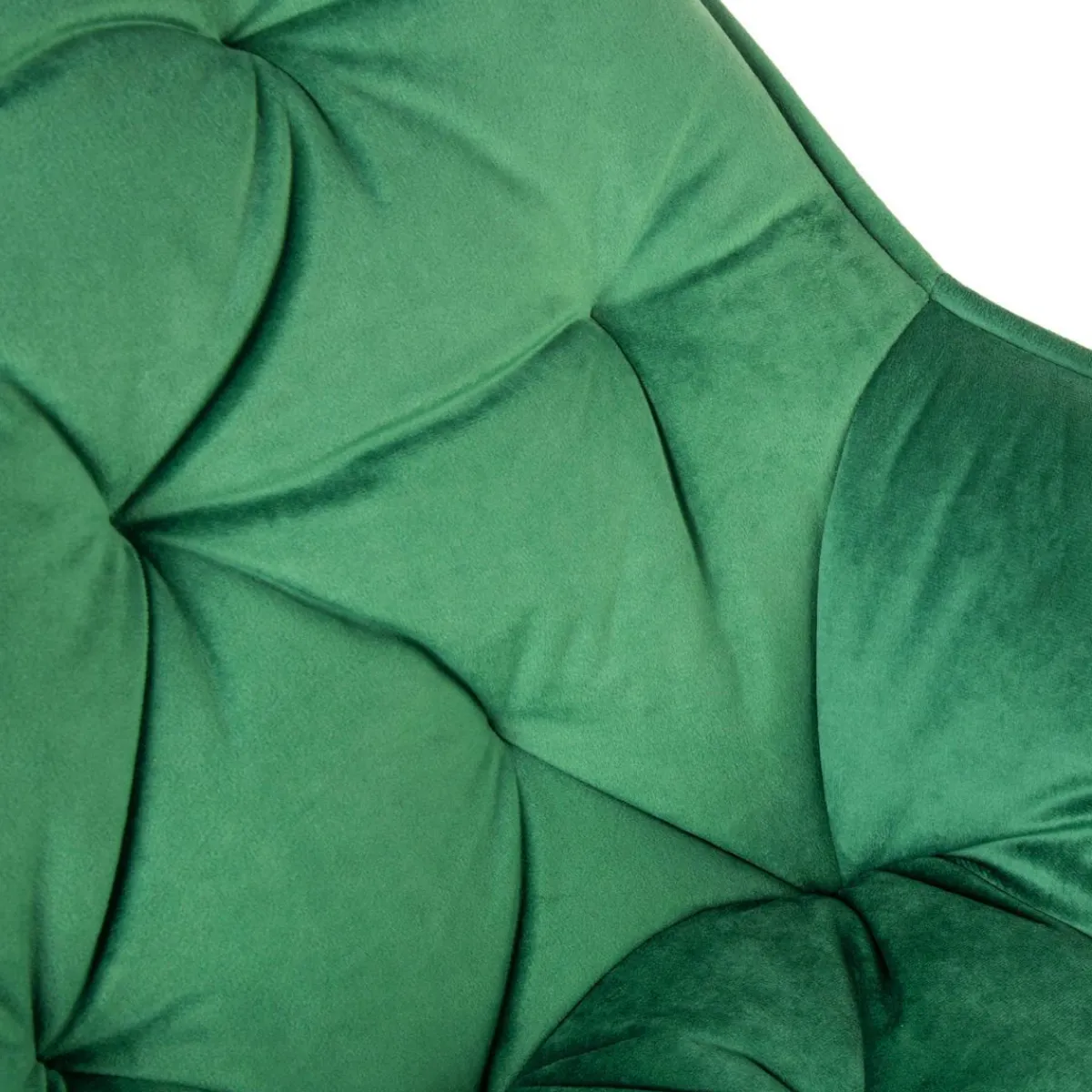 New Krzeslo Flossi Welurowe Zielone 57X63X84 Cm Krzesła