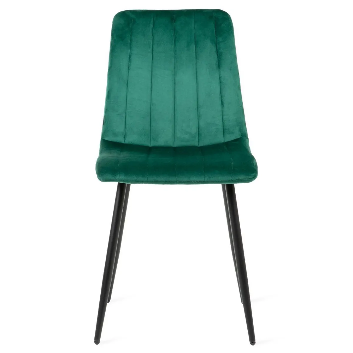 Store Krzeslo Golick Welurowe Zielone 44X57X88 Cm Krzesła