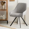 Sale Krzeslo Laurent Obrotowe Welurowe Bezowe 54X55X85 Cm, Sh: 50Cm Krzesła Obrotowe