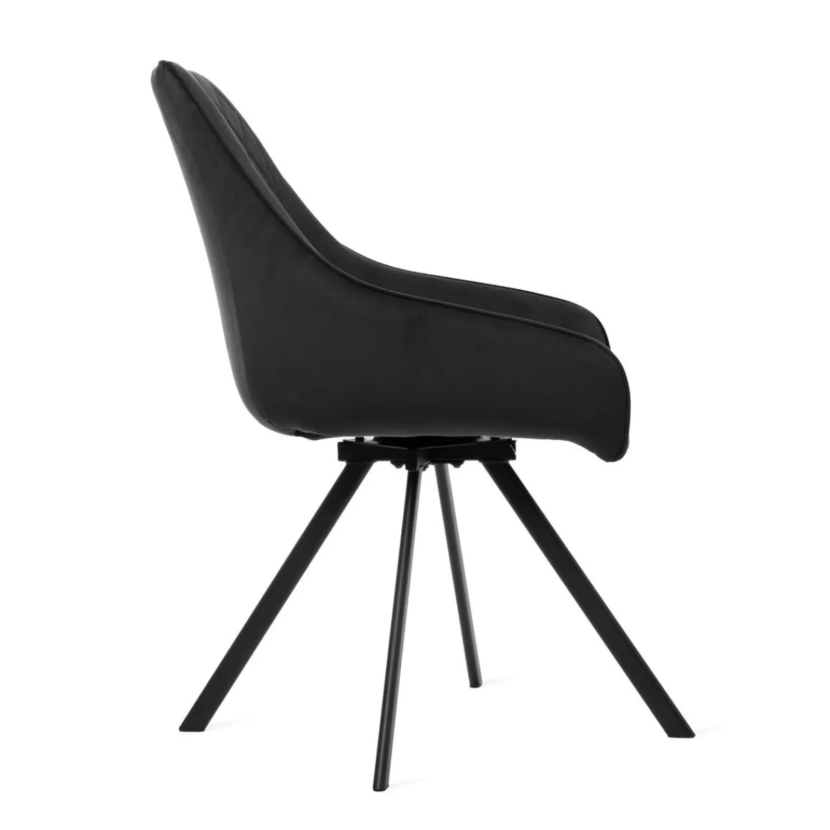 Sale Krzeslo Laurent Obrotowe Welurowe Szare 54X55X85 Cm, Sh: 50Cm Krzesła Obrotowe