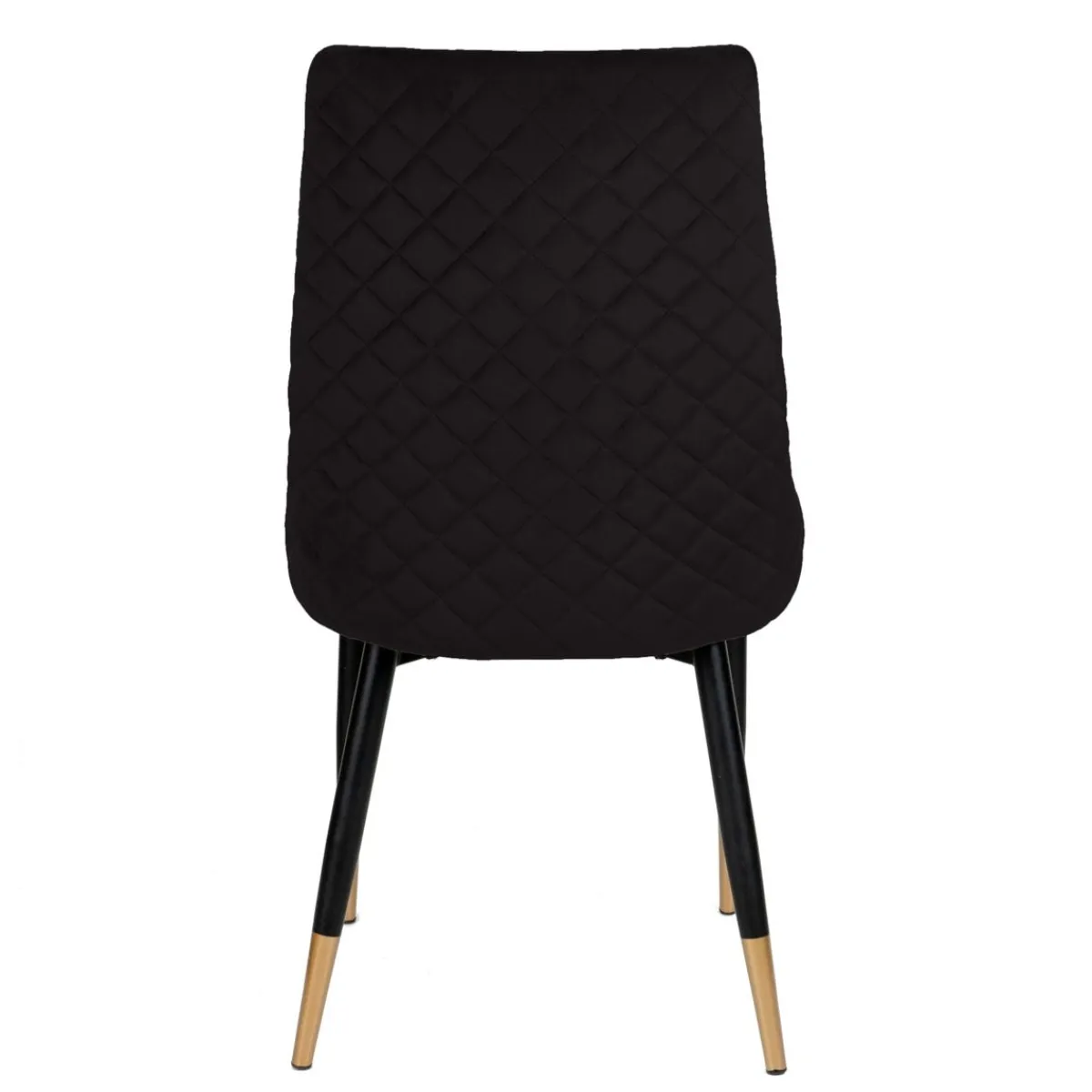 Shop Krzeslo Logan Welurowe Czarne 44X44X92 Cm Krzesła