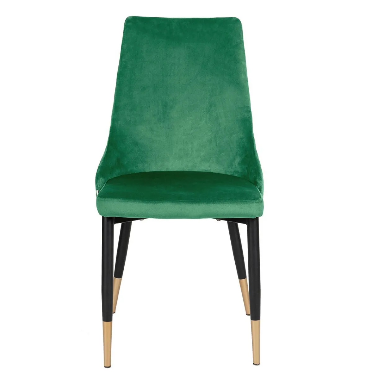 Cheap Krzeslo Logan Welurowe Zielone 44X44X92 Cm Krzesła