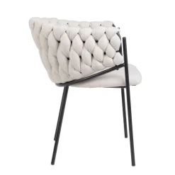 Best Sale Krzeslo Merle Bezowe 57X59X78 Cm Krzesła