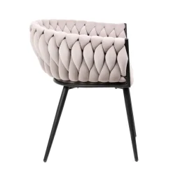 Cheap Krzeslo Prinssi New Bezowe 60X60X79 Cm Krzesła