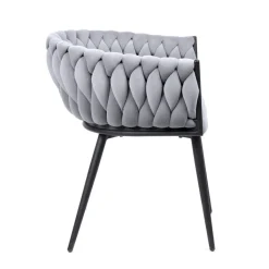 Cheap Krzeslo Prinssi New Szare 60X60X79 Cm Krzesła