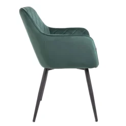 Clearance Krzeslo Shelton Welurowe Zielone 56X60X84Cm Krzesła