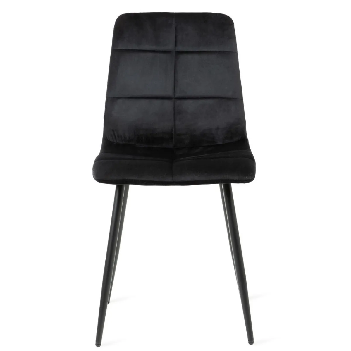 Best Krzeslo Triss Welurowe Czarne 44X57X88 Cm Krzesła
