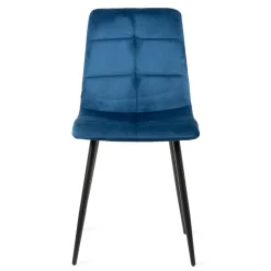 Hot Krzeslo Triss Welurowe Granatowe 44X57X88 Cm Krzesła
