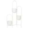 Sale Kwietnik Floero Metalowy Bialy 49X14X80 Cm Kwietniki Na Balkon
