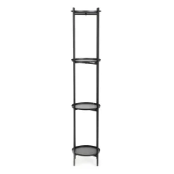 Best Kwietnik Roh Czteropoziomowy Czarny 25X133,5 Cm Kwietniki Na Balkon