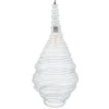 Outlet Lampa Ali Sufitowa Srebrna 82 Cm Lampy Wiszące