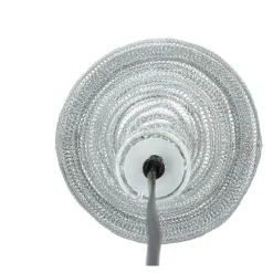 Outlet Lampa Ali Sufitowa Srebrna 82 Cm Lampy Wiszące