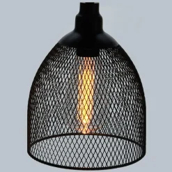 Clearance Lampa Atros Wiszaca Czarna 21X16 Cm Lampy Wiszące