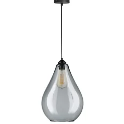 Online Lampa Miste Wiszaca Grafitowa 24X24X180 Cm Lampy Wiszące Pojedyncze