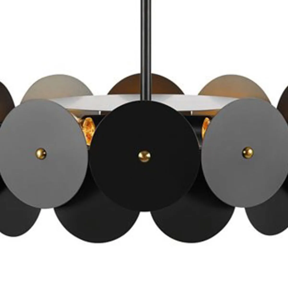 New Lampa Sufitowa Vegas Czarna 53X53X160Cm Lampy Wiszące Pojedyncze