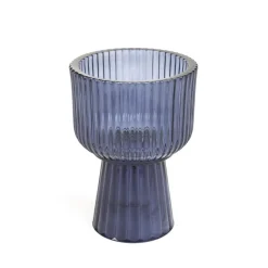 Clearance Lampion Taza Granatowy 10X13 Cm Lampiony Ogródowe