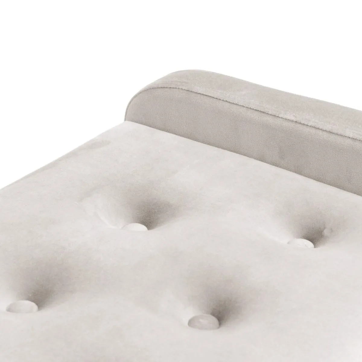 Outlet Lawka Venlo Welurowa Bezowa 100X39X45Cm Siedziska Do Przedpokoju