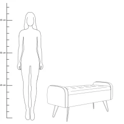 Discount Lawka Venlo Welurowa Zielona 100X39X45Cm Siedziska Do Przedpokoju