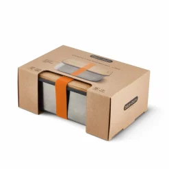 Fashion Lunchbox Orange Stalowy Na Kanapke L 19X13,5X7,5 Cm Naczynia Ogródowe I Piknikowe