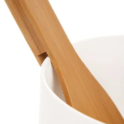 Sale Misa Fincan Do Salat Z Bambusowymi Lyzkami 17 Cm Miski Do Salatek