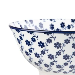 Cheap Miska Navia Granatowa W Kwiatuszki 16 Cm Naczynia Ogródowe I Piknikowe