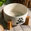 Outlet Miska Treats Dla Psa M Z Bambusowa Podstawa 16X10 Cm Akcesoria Dla Zwierząt
