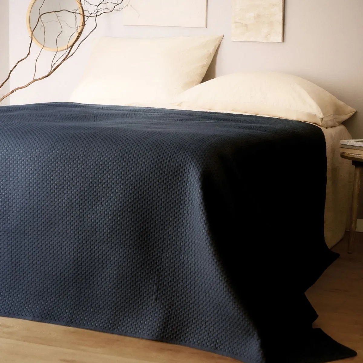 Flash Sale Narzuta Zemi New Granatowa 200X220 Cm Narzuty Na Łóżko