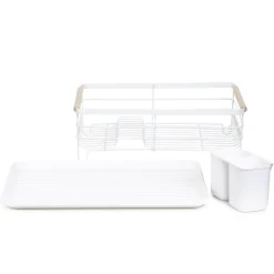 Flash Sale Ociekacz Kuchenny Plystre Bialy 42X31X13 Cm Suszarki I Ociekacze Do Naczyń