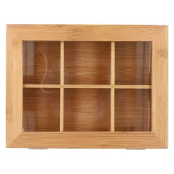 Shop Organizer Bambou Zamykany Bambusowy 21X16 Cm Organizery Łazienkowe