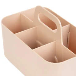 Best Organizer Delyth Plastikowy Rozowy Duzy 25X15,5X17 Cm Organizery Łazienkowe