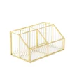 Sale Organizer Grazia Ze Szkla Prazkowanego 17,5X10X8,5 Cm Organizery Łazienkowe