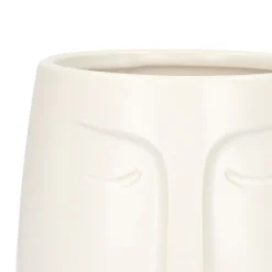 Store Oslonka Na Doniczke Face Biala 10X11 Cm Doniczki Ogródowe