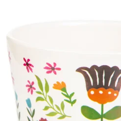 Sale Oslonka Na Doniczke Folga W Folkowy Wzor 13X13X11 Cm Wazony I Donice