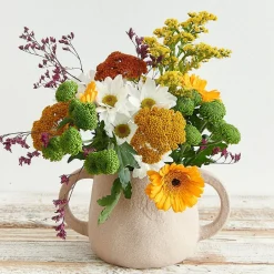 Shop Oslonka Na Doniczke Sabbia Z Duzymi Uchwytami Bezowa 25,5X16X13 Cm Wazony I Donice
