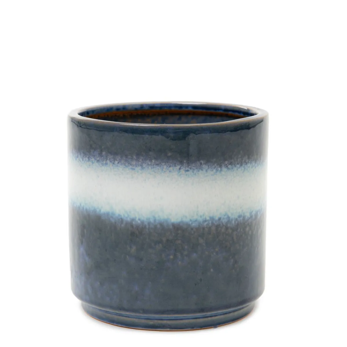 Hot Oslonka Soleto Ceramiczna Granatowa 15X15X15 Cm Doniczki Ogródowe