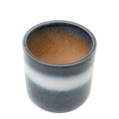 Hot Oslonka Soleto Ceramiczna Granatowa 15X15X15 Cm Doniczki Ogródowe