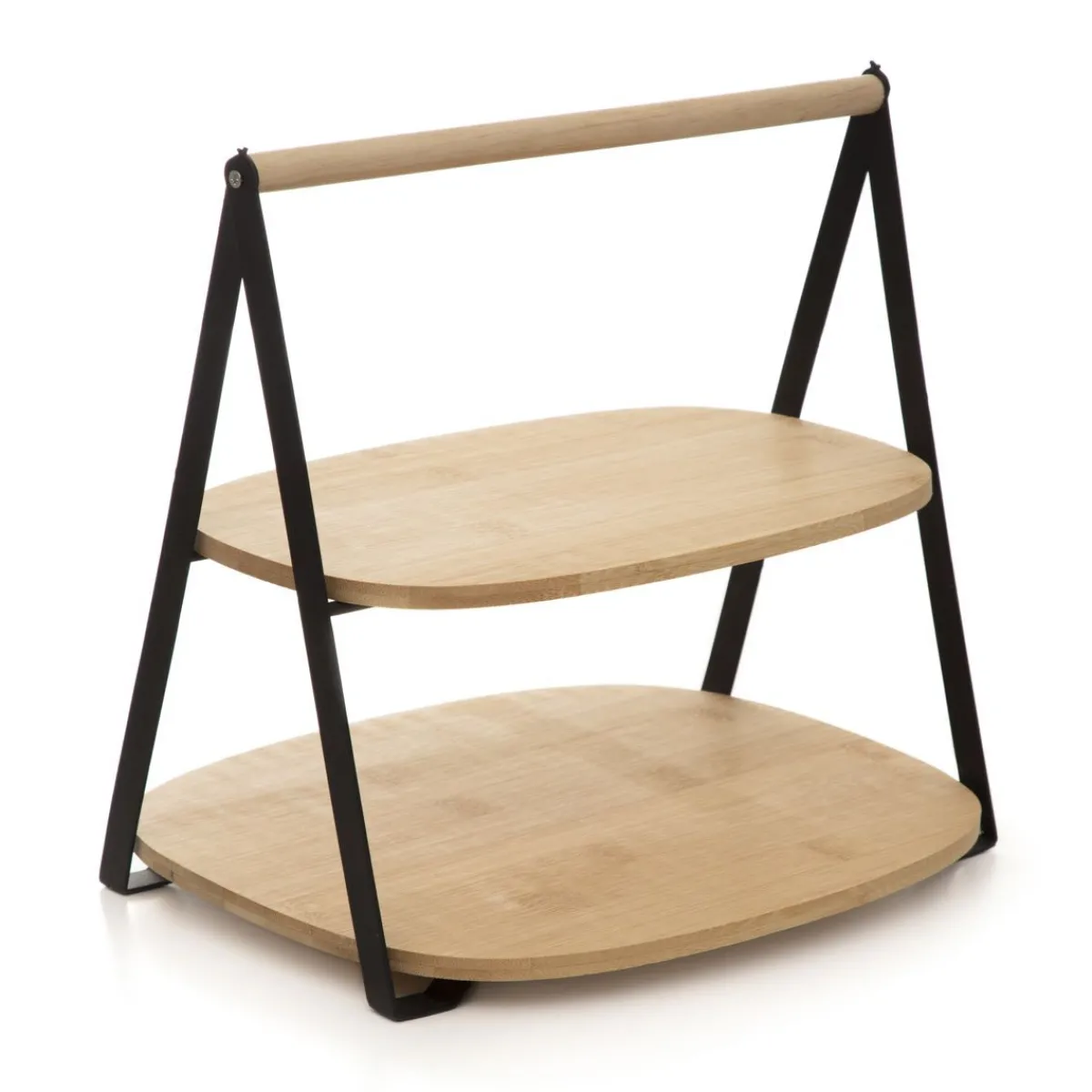 Cheap Patera Bambou Bambusowa 2 Poziomowa 25X28 Cm Patery