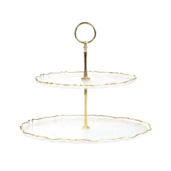 Shop Patera Lisala Dwupoziomowa Transparentna 21 Cm, 28 Cm Naczynia Ogródowe I Piknikowe