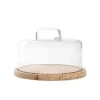 Cheap Patera Wood Colony Okragla Ze Szklanym Kloszem 25X16 Cm Patery