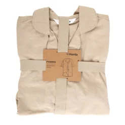 New Pizama Niccol Perkalowa Bezowa L/Xl Szlafroki