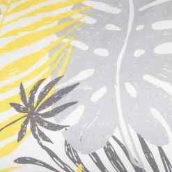 Cheap Pościel Botanical Z Mikrofibry W Zolto-Szare Liscie 200X220 Cm Pościel Z Mikrofibry