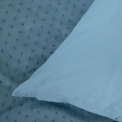 Best Sale Pościel Doti Z Mikrofibry Niebieska 200X220 Cm Pościel Z Mikrofibry