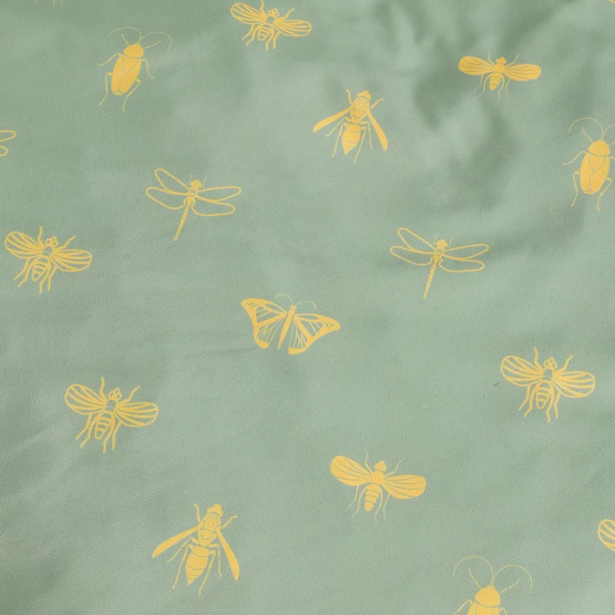 Cheap Pościel Luro Z Mikrofibry Oliwkowa W Owady 200X220 Cm Pościel Z Mikrofibry