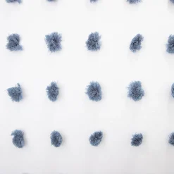 Hot Pościel Nivell Z Mikrofibry Z Niebieskimi Pomponami 160X200 Cm Pościel Z Mikrofibry