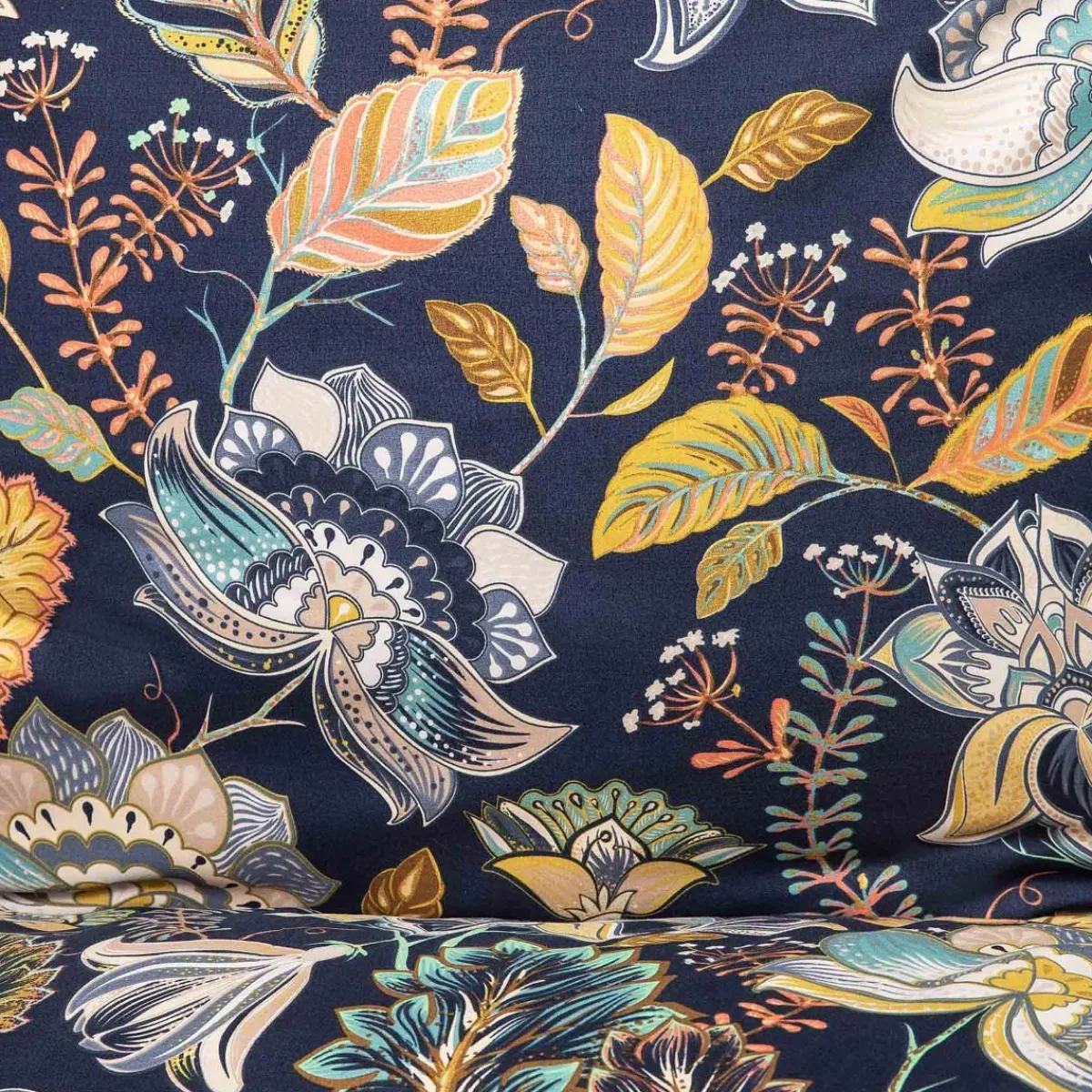 Fashion Pościel Otamo Z Mikrofibry W Liscie I Kwiaty 200X220 Cm Pościel Z Mikrofibry